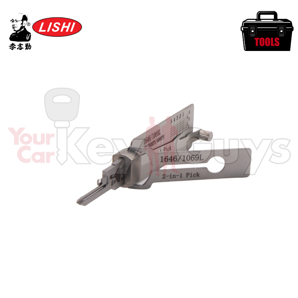 Original LISHI 1646/1069L 2-in-1 Pick & Decoder for National CompX Mailbox