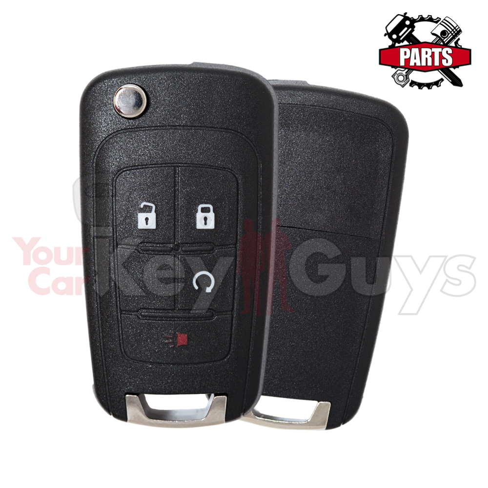 SHELL Replacement for Chevy | GMC 4B Remote Start Flip Key
