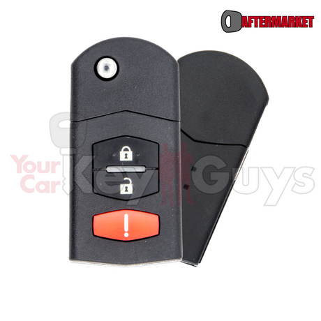 2006-2015 Mazda 2 3 5 CX7 CX9 3B Flip Key BGBX1T478SKE12501