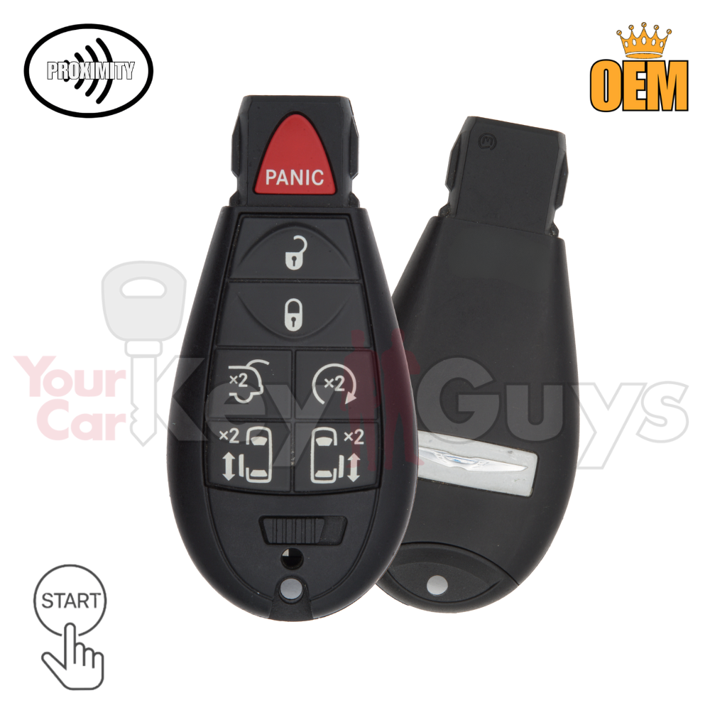 2008-2016 Chrysler Town & Country 7B Proximity Smart Push to Start Van Fobik IYZ-C01C OEM