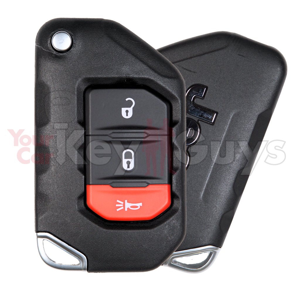 2018-2025 Jeep Wrangler | Gladiator 3B Flip Smart Key OHT1130261