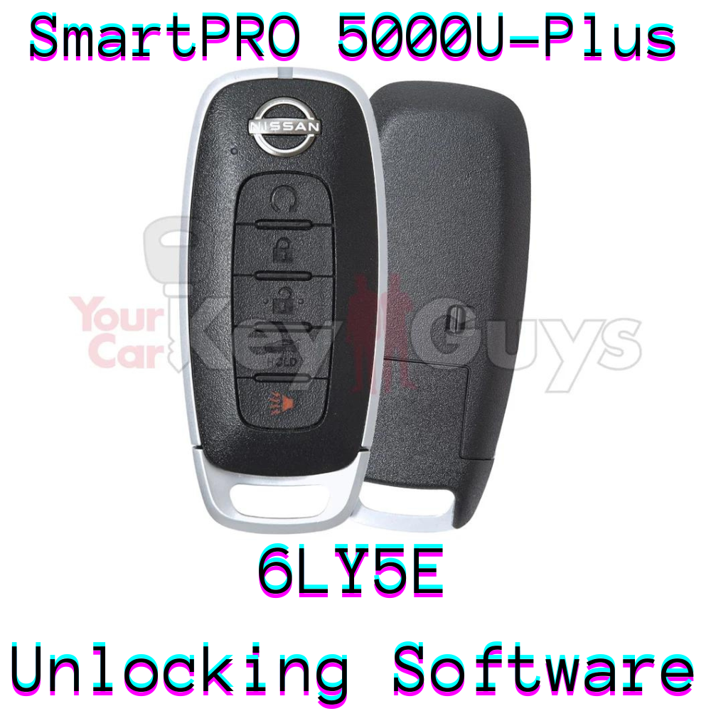 SmartPro 5000U Smart Key Unlocking Software Nissan 5B Trunk KR5TXPZ3 6LY5E