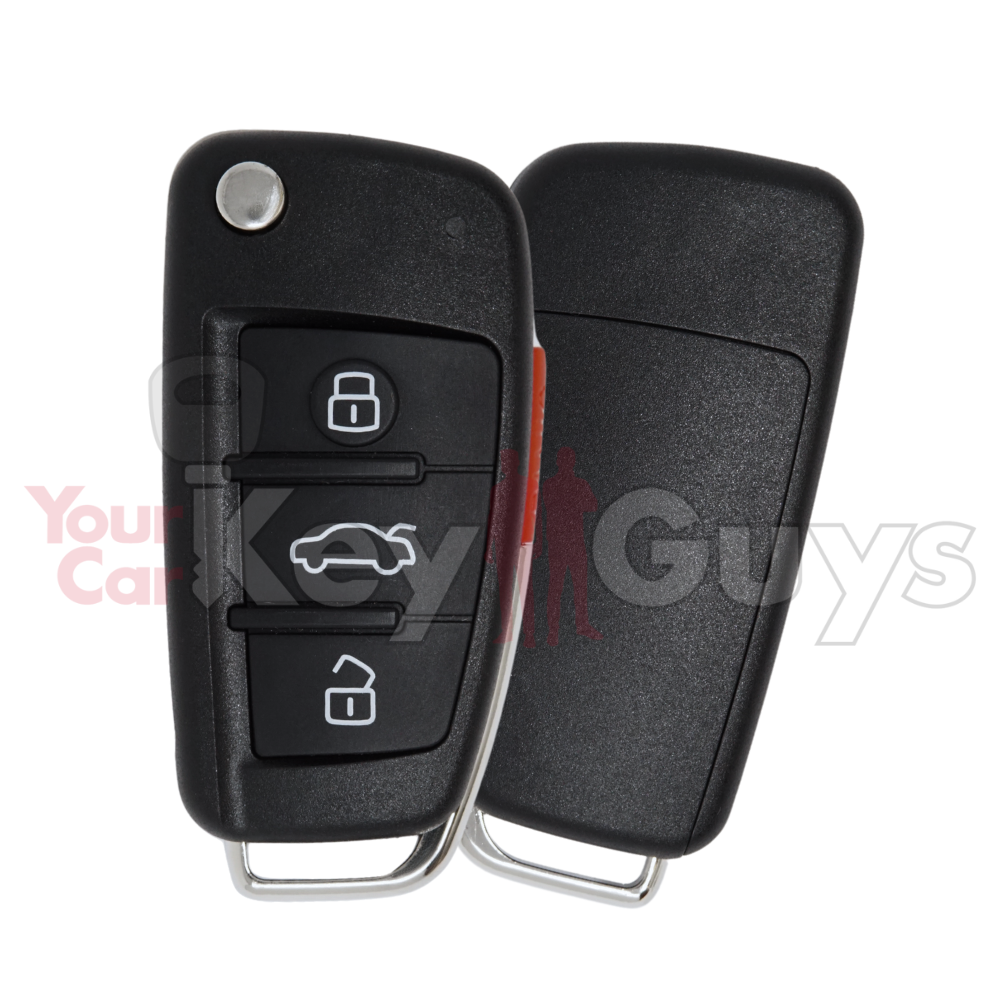 SHELL Replacement for Audi 4B Trunk HU66 Flip Key | NBGFS12P71