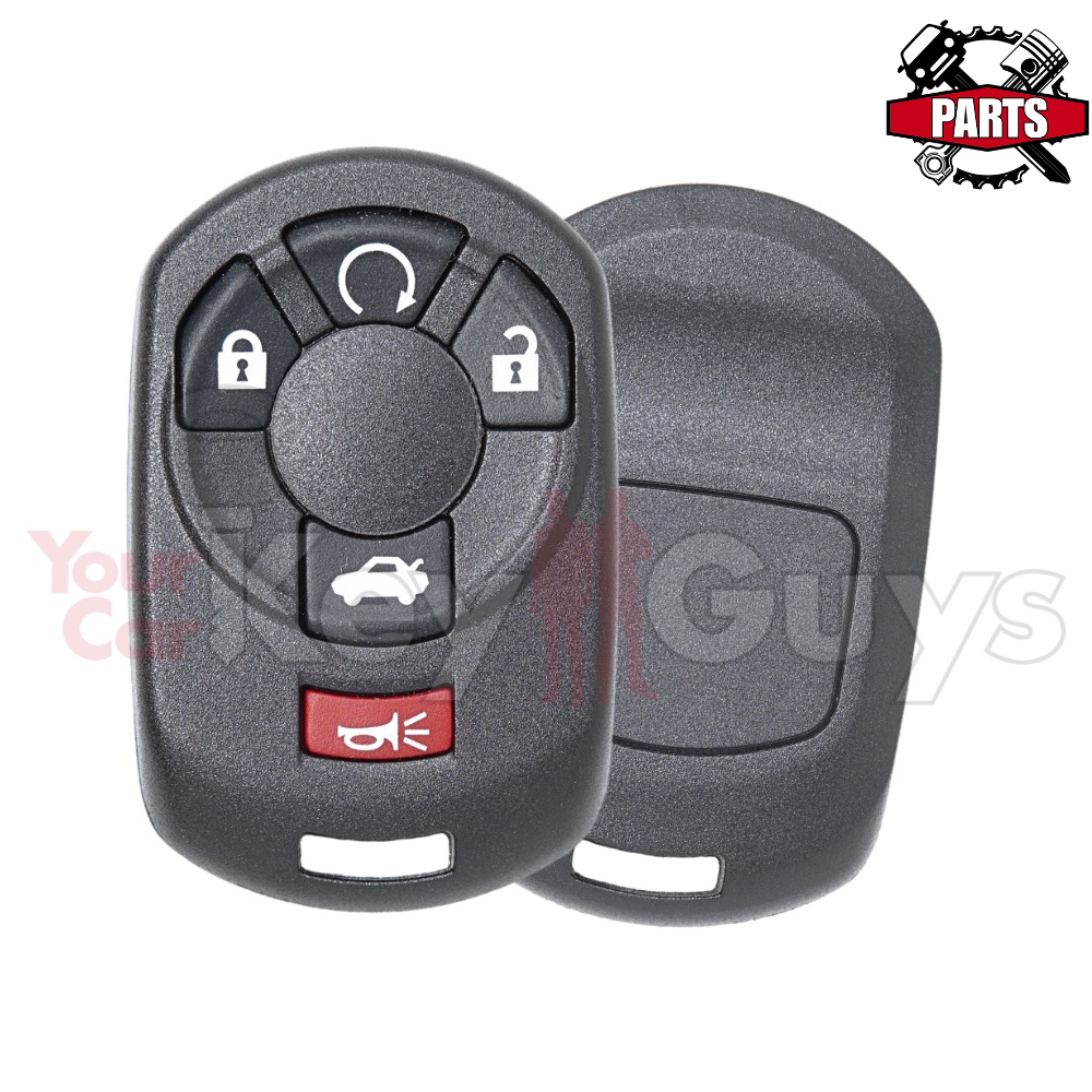SHELL Replacement for 2005-2007 Cadillac STS 5B Trunk Smart Key M3N65981403