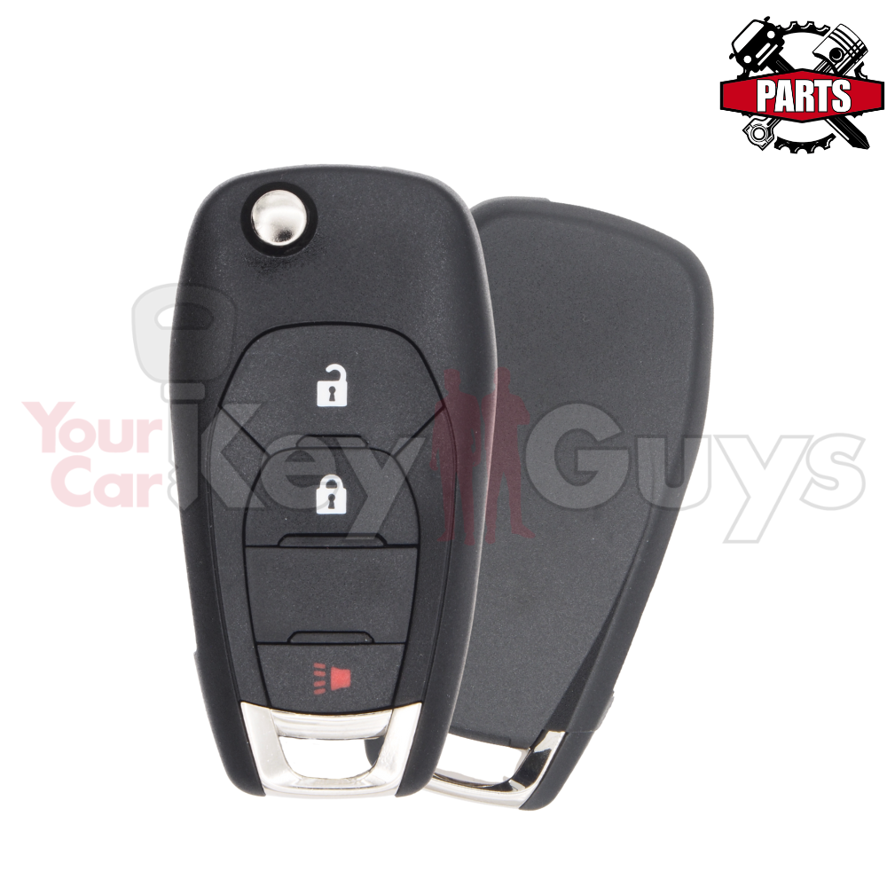 SHELL Replacement for Chevrolet Flip Key 3B LXP-T003 LXP-T004