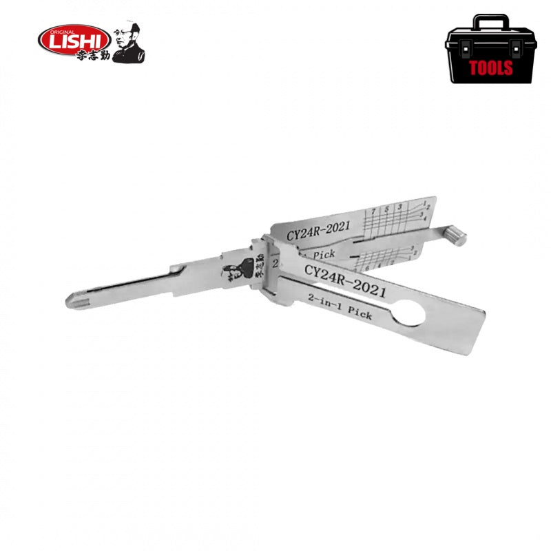 Original Lishi CY24R-2021+ (2-in-1) Pick & Decoder 8 Cut - Anti Glare