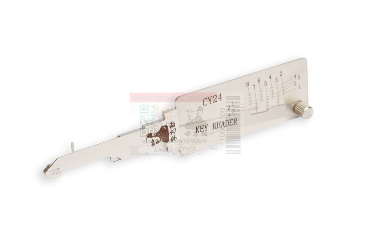 Original Lishi CY24/Y157/Y159 Key Reader 8 Cut Anti Glare