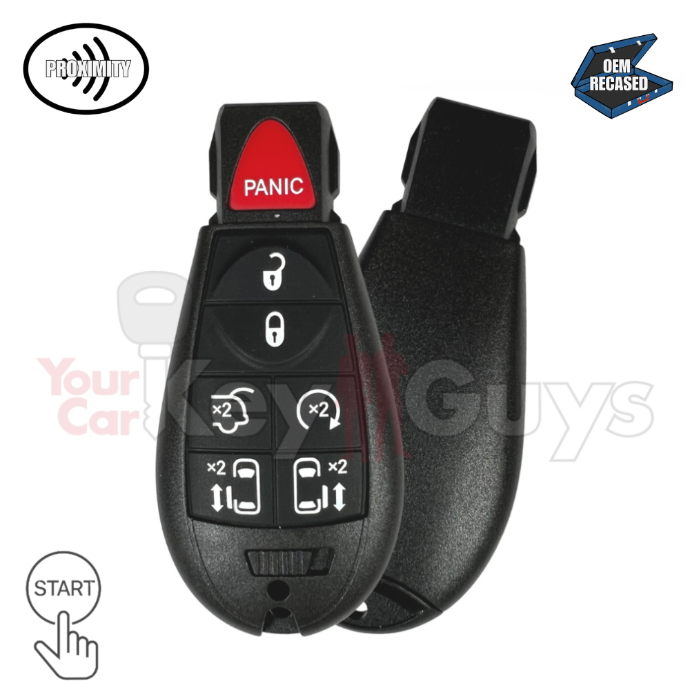 2008-2020 Chrysler Dodge 7B Van Smart Proximity Fobik IYZ-C01C OEM RECASED