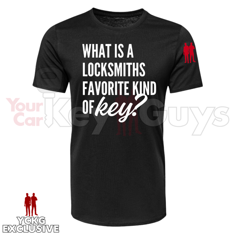 Your Car Key Guys Black Cookie Graphic T-Shirt