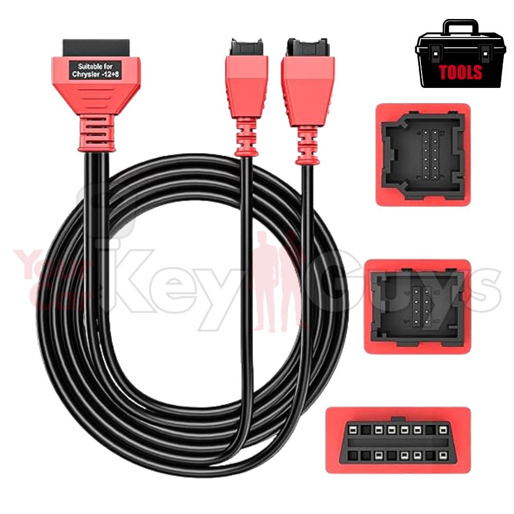 Autel 2.6ft 12+8 Pin SGW Bypass Cable for Chrysler, Dodge, Jeep, Fiat & Alfa Romeo FCA Vehicles