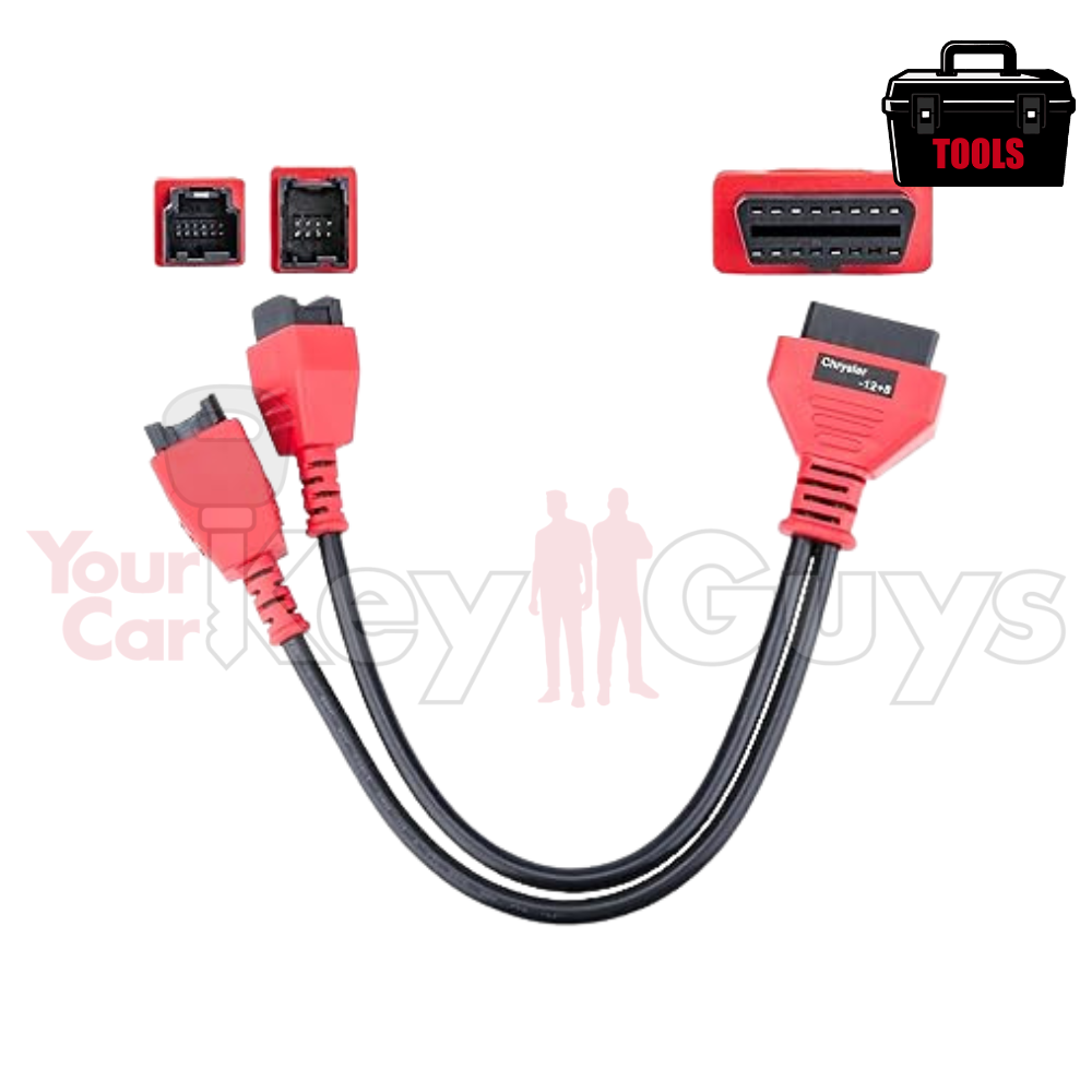 1.2FT/0.36M 12+8 Pin SGW Bypass Cable for Chrysler, Dodge, Jeep, Fiat & Alfa Romeo FCA Vehicles