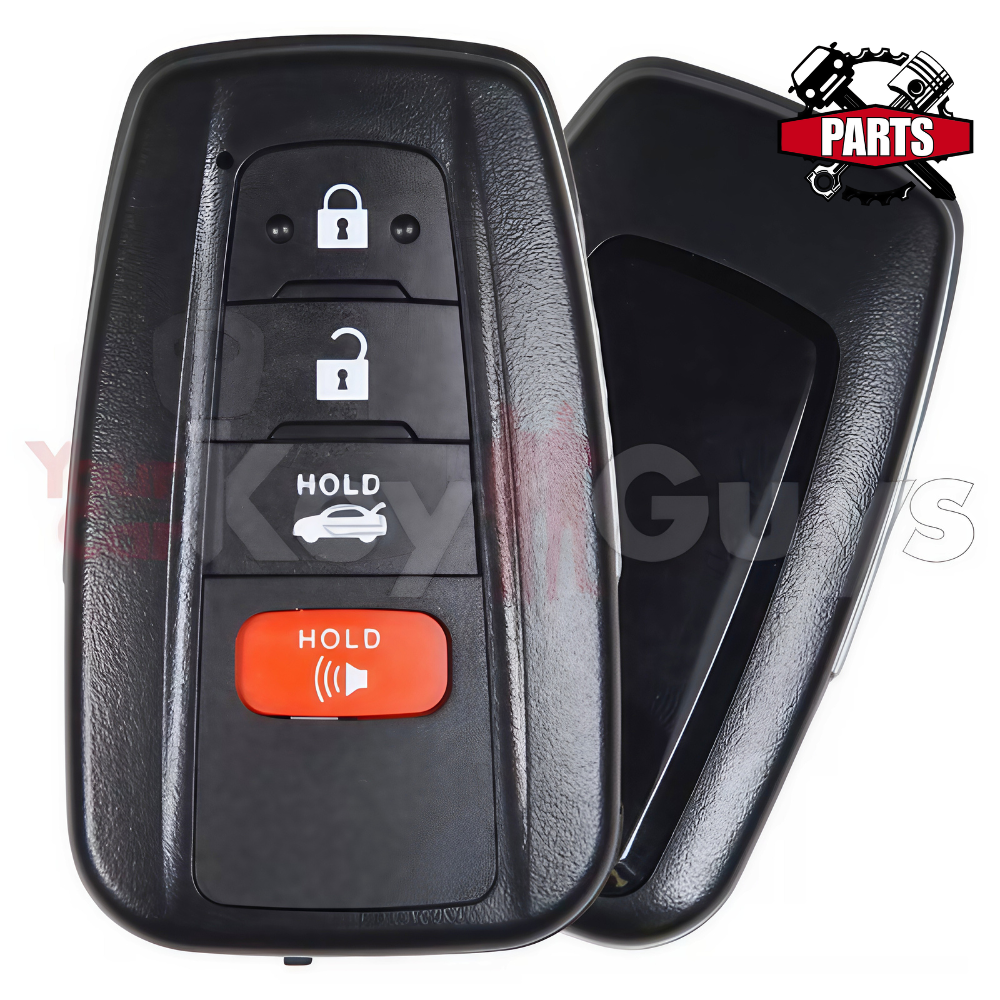 SHELL Replacement for Toyota 4B Trunk Smart Key HYQ14FBC HYQ14FLA HYQ14AHP HYQ14FBE