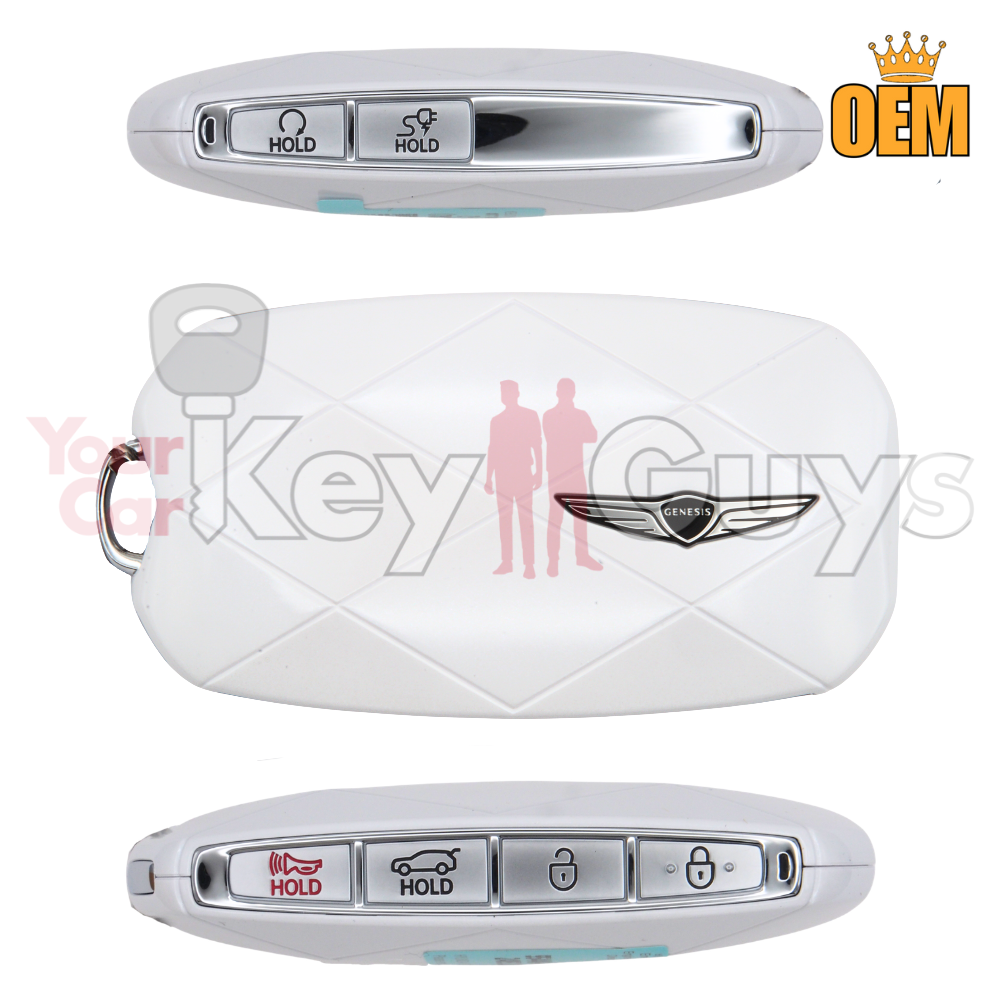 2023-2025 Genesis GV60 6B Hatch + Plug Smart Key CU230 White TQ8-FOB-4F53M