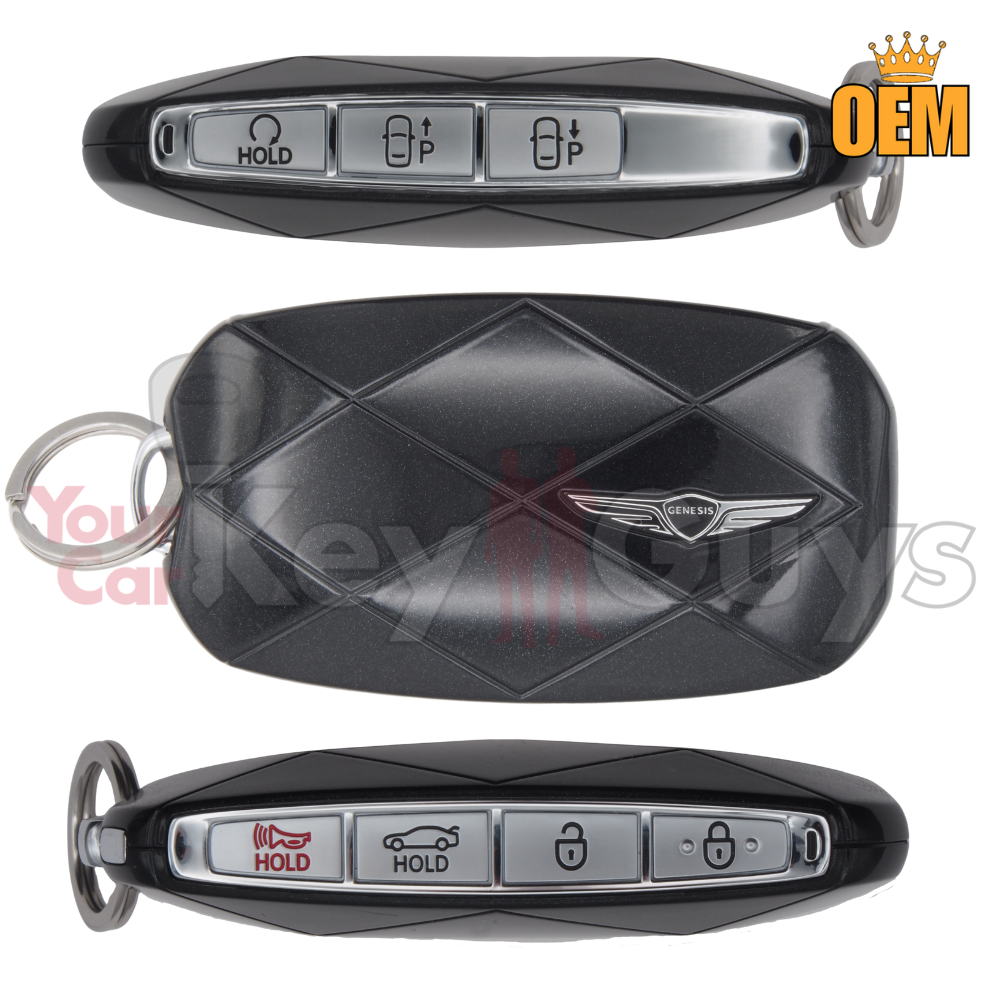 2024-2025 Genesis GV80 7B Hatch Smart Key Black T6AA0 TQ8-FOB-4F75U44