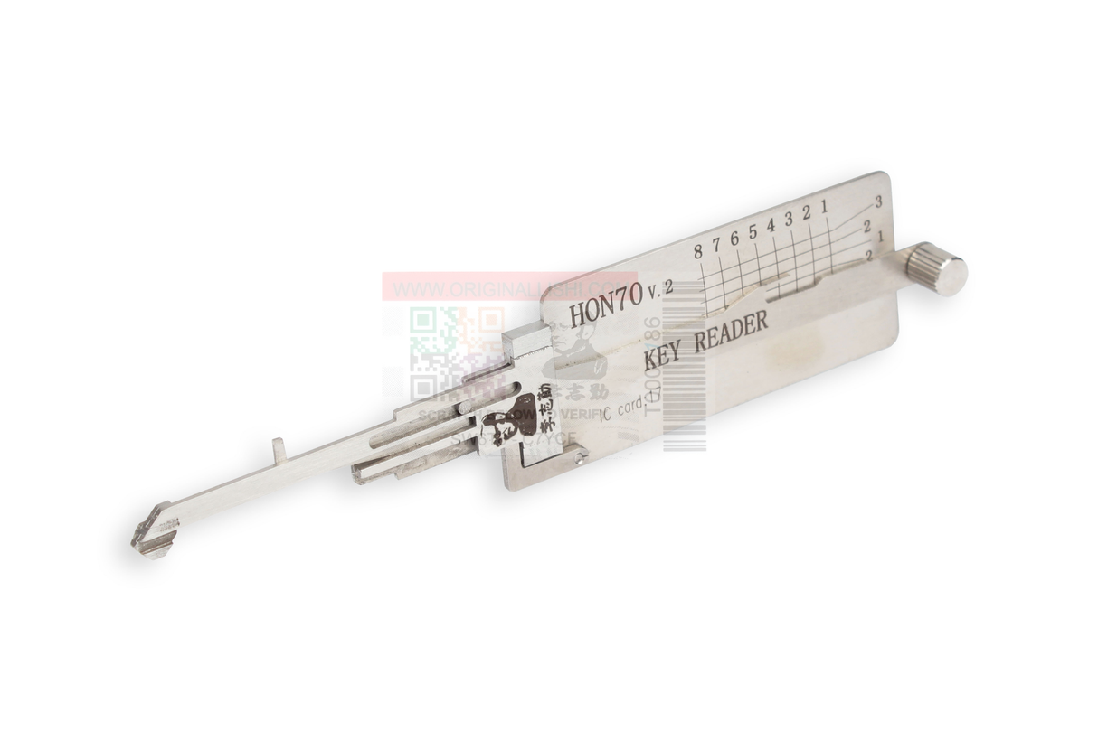 Original Lishi HON70/HON71/HD109 V2 Key Reader 8 Cut Anti Glare