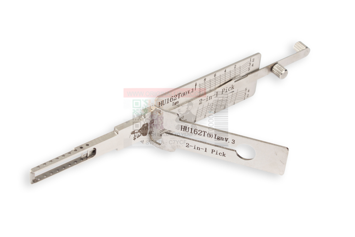 Original Lishi HU162T V3 (2-in-1) Pick 9 Cut Ign Anti Glare