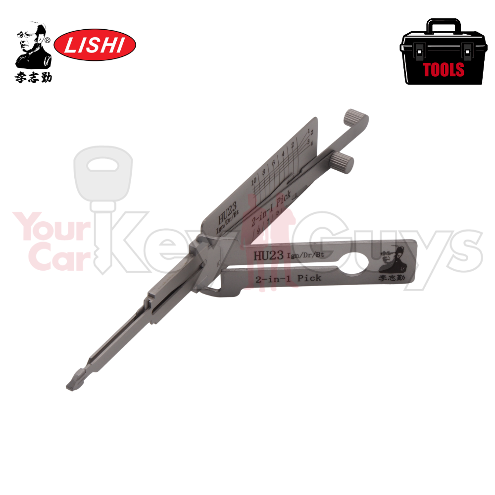 Original LISHI HU23/MB18 Ign/Dr/Bt 2-in-1 Pick & Decoder for Mercedes Benz
