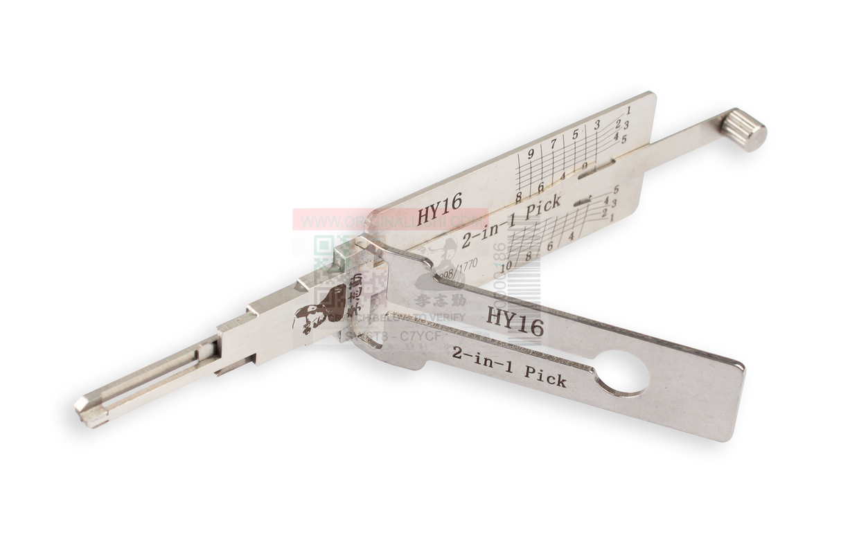 Original Lishi HY16/HYN14 (2 in 1) Pick 10 Cut Anti Glare