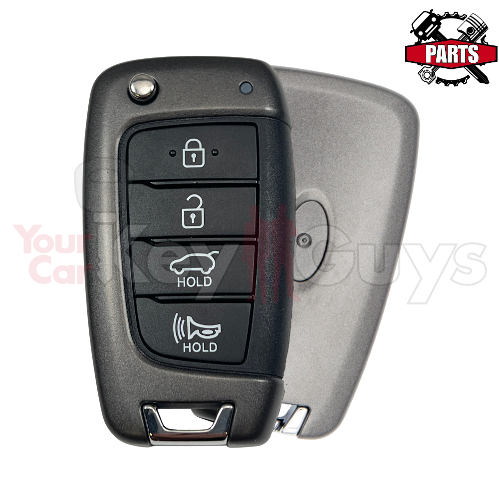 SHELL Replacement for Hyundai Flip Key 4B Hatch KK12