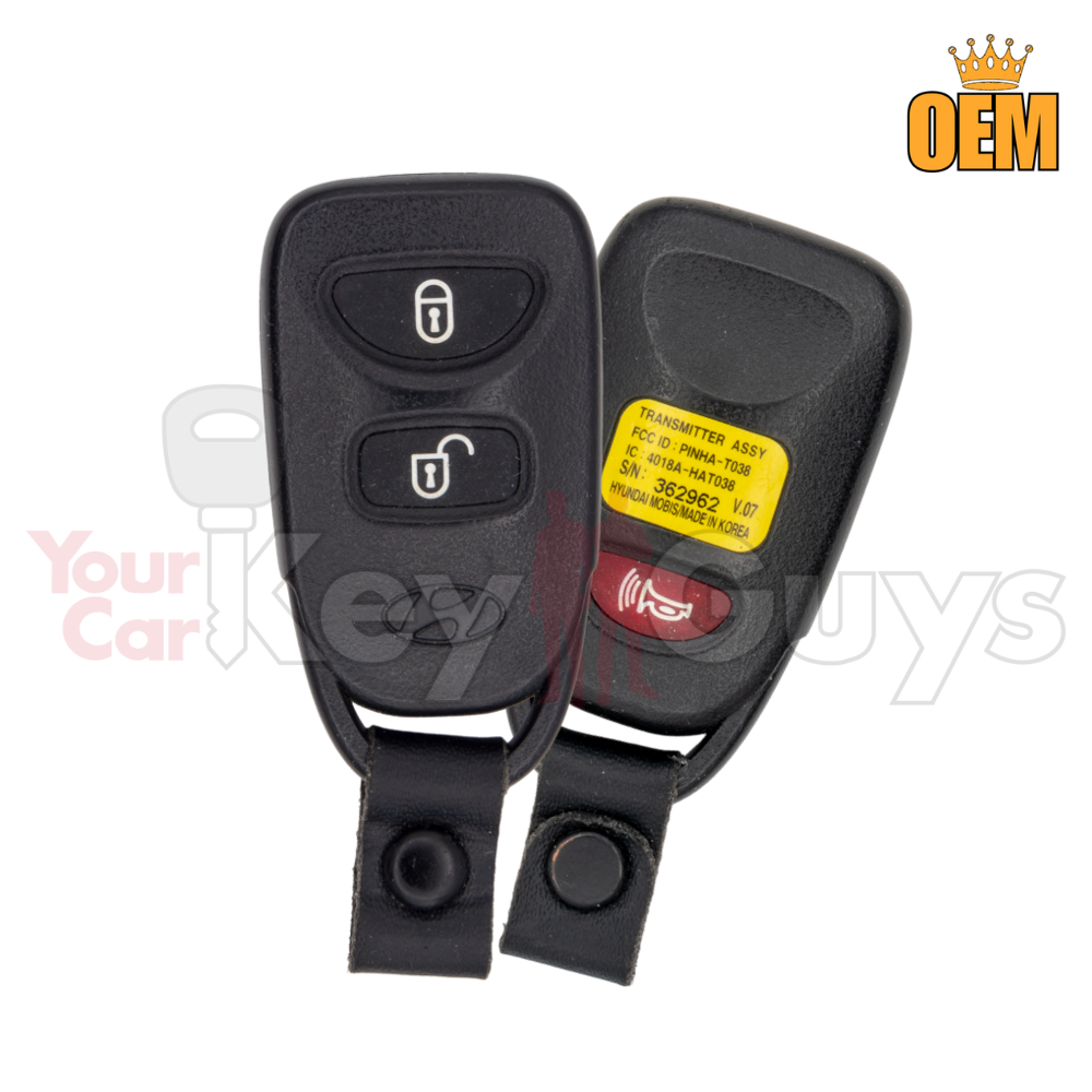 2007-2012 Hyundai Accent Santa Fe 3B Remote PINHA-T038