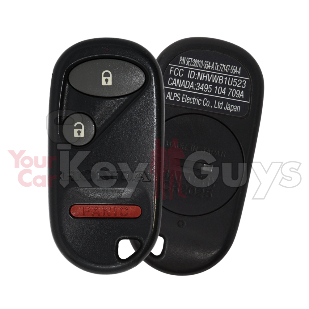 2001-2007 Honda Civic Pilot 3B Remote NHVWB1U523