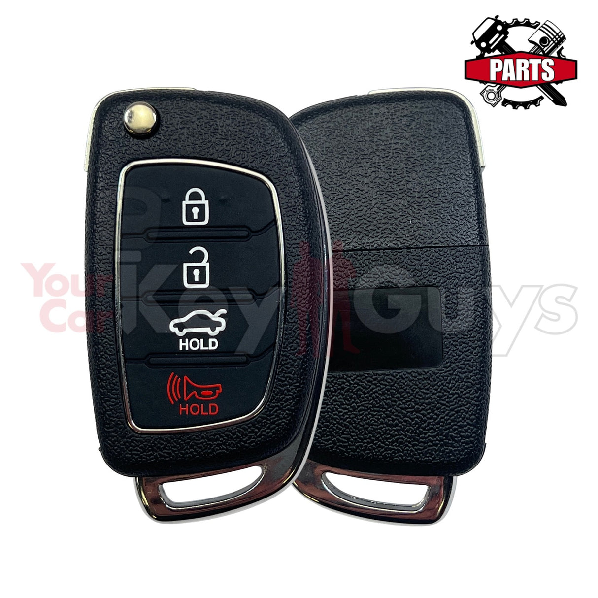 SHELL Replacement for Hyundai Sonata Flip Key 4B Trunk 4F16