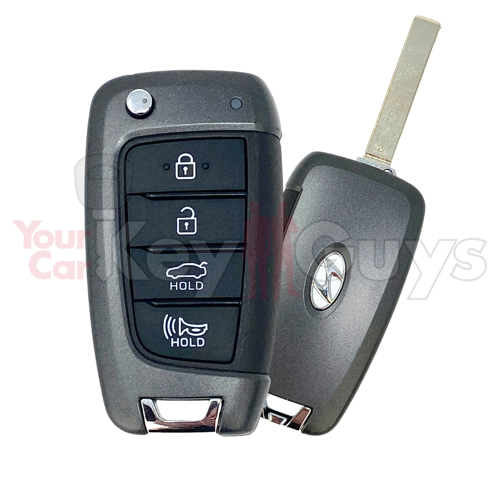 2018-2022 Hyundai Accent 4B Trunk Flip Key w/ Transponder J0800 NYOSYEC4TX1707