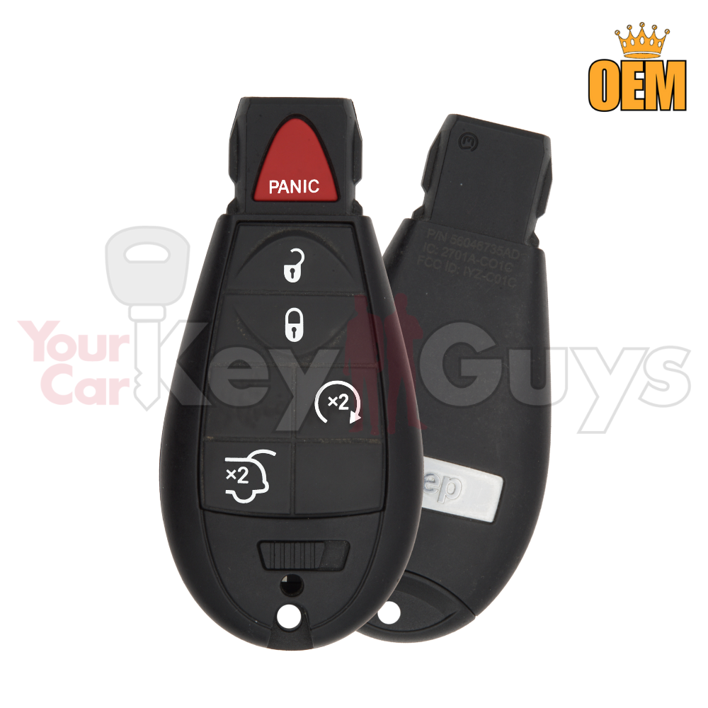 2008-2013 Jeep Commander Grand Cherokee 5B Hatch Remote Start Fobik Twist IYZ-C01C OEM