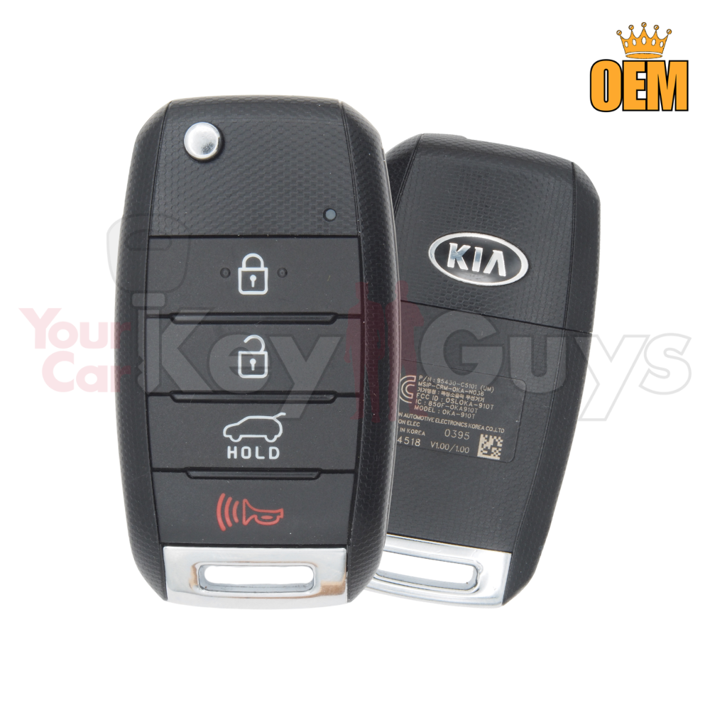 2016-2020 Kia Sorento 4B Hatch Flip Key UMa PE C6000 OSLOKA-910T