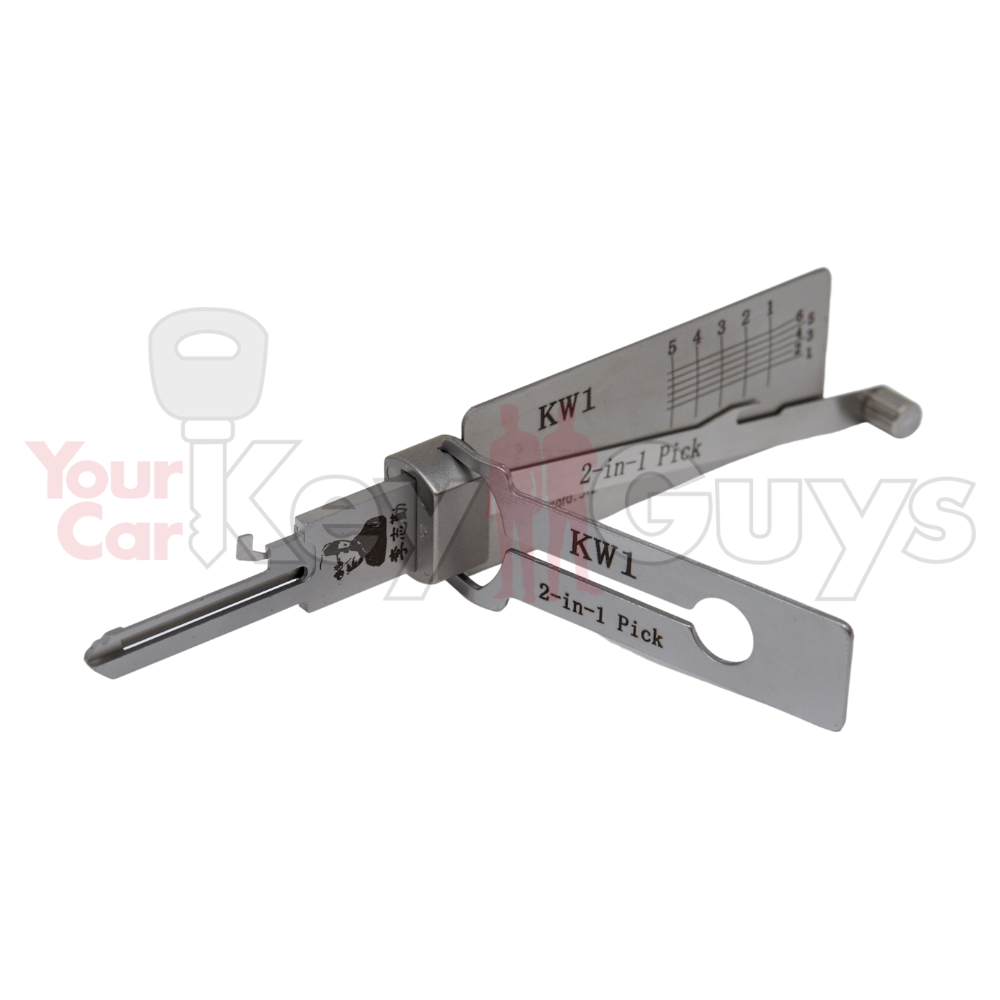 Original Lishi KW1 (2 in 1) Pick 5 Cut Anti Glare