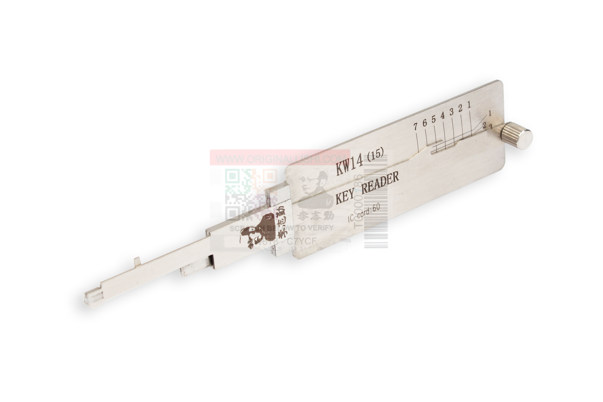 Original Lishi KW14 (15) Key Reader 7 Cut