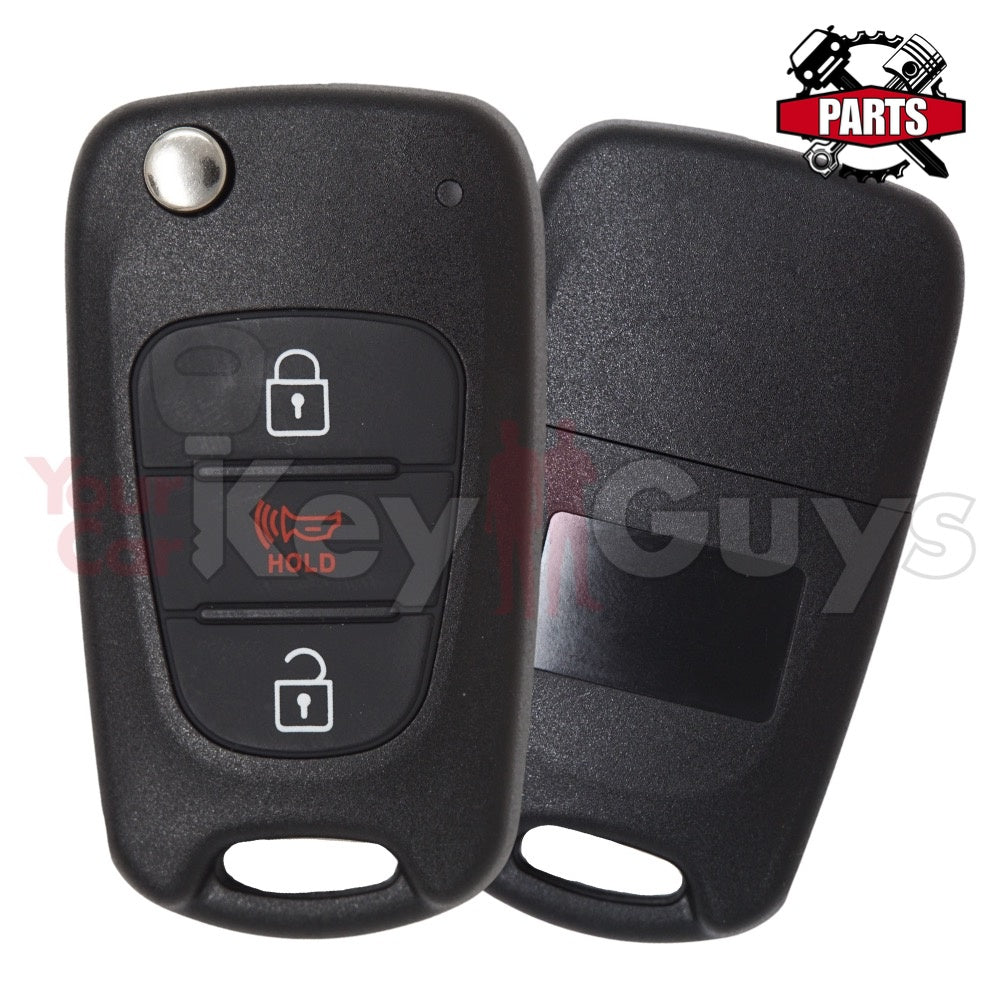 SHELL Kia 3B Flip Key KK10 Blade
