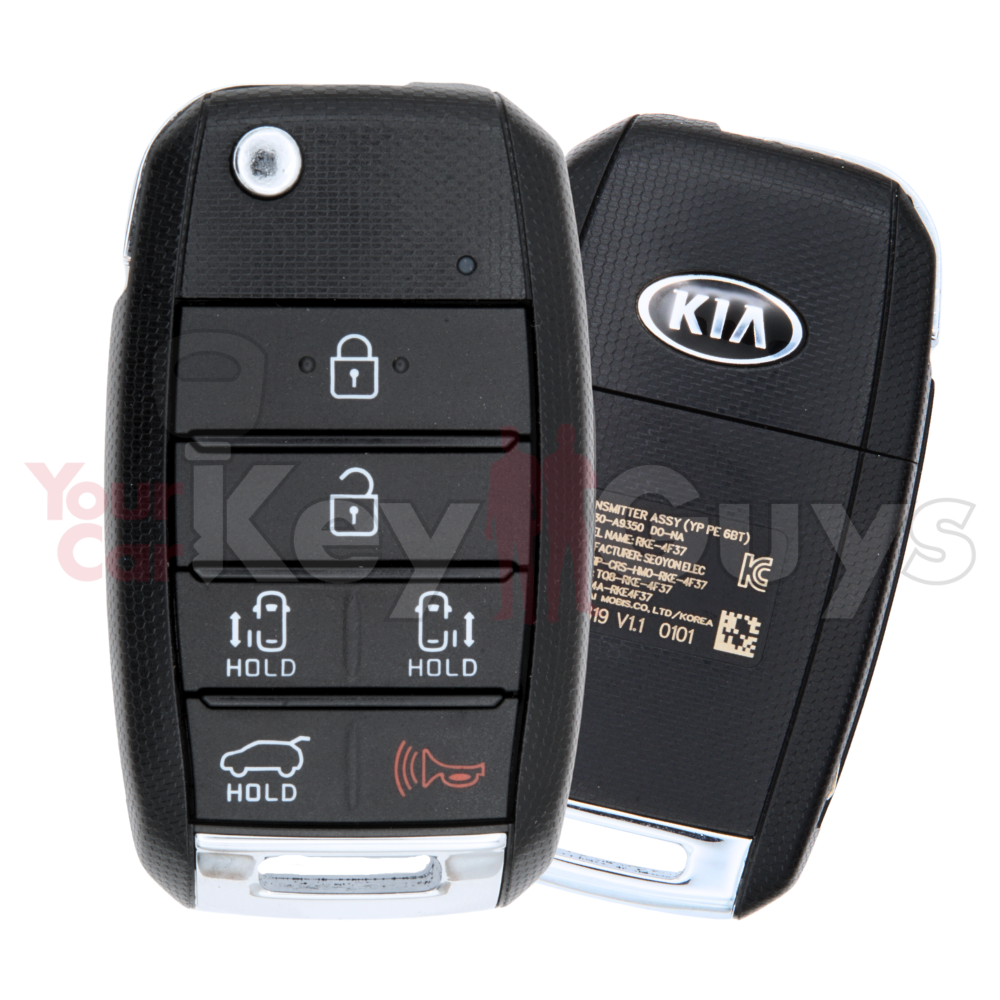 2019-2021 Kia Sedona 6B Van Sliding Door Flip Key TQ8-RKE-4F37 (YP PE 6BT)