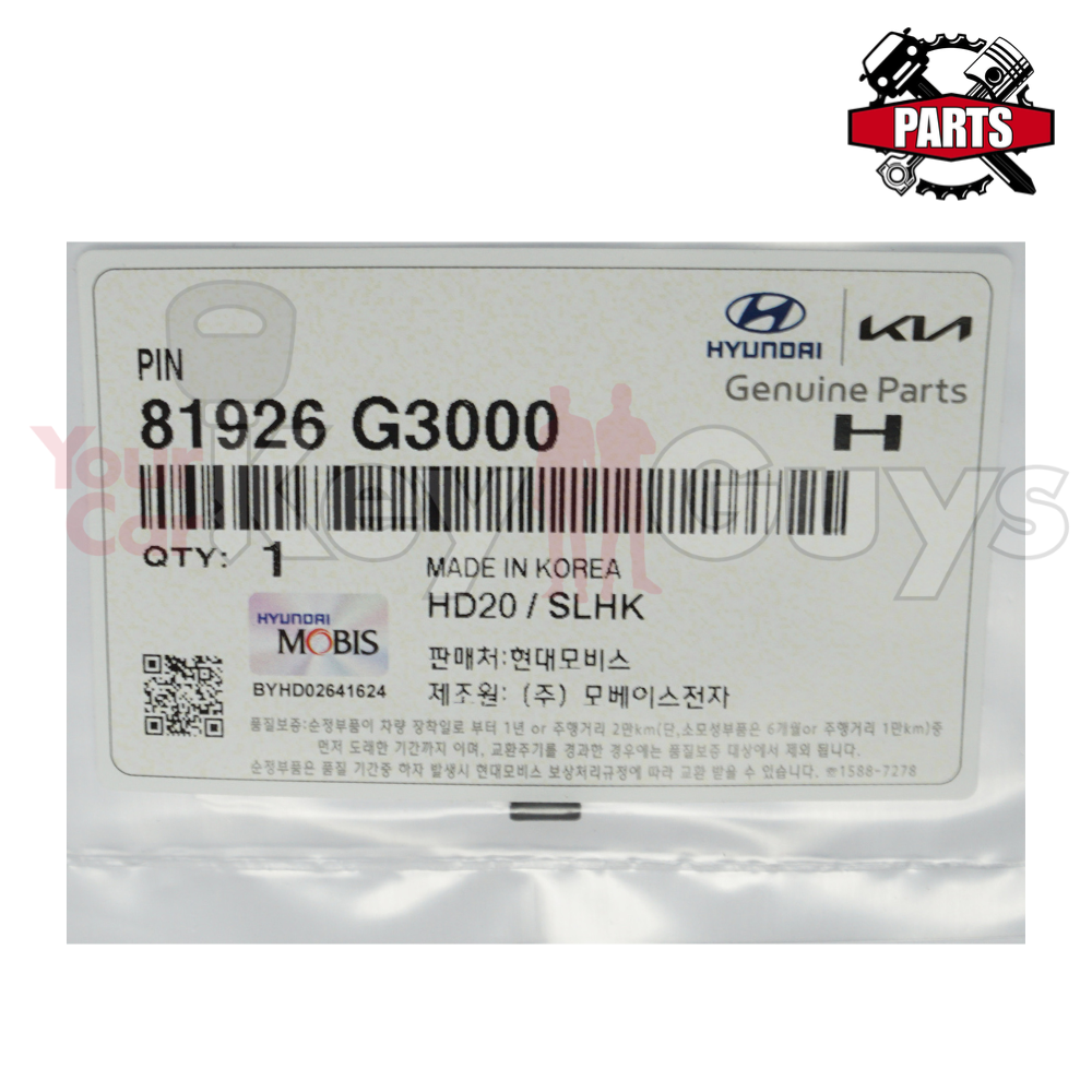 Roll Pin for Hyundai Kia Flip Keys OEM 81926-G3000