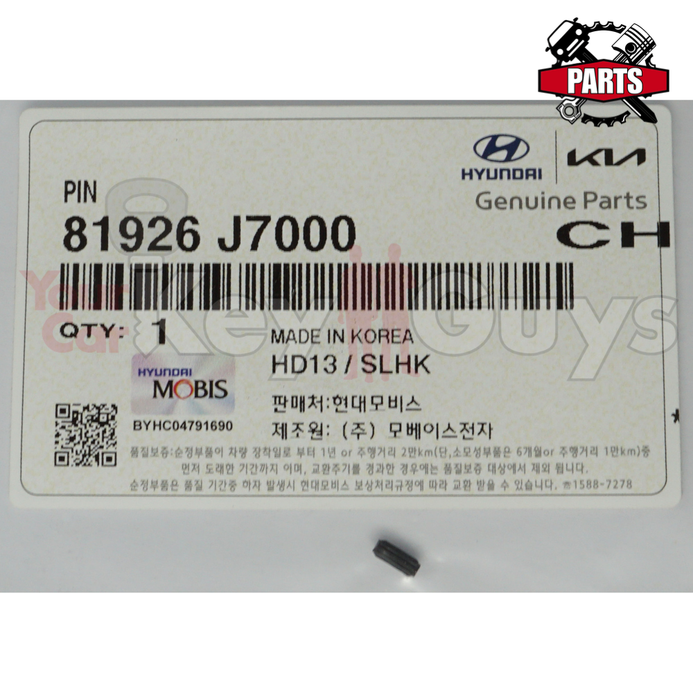 Roll Pin for Hyundai Kia Flip Keys OEM 81926-J7000