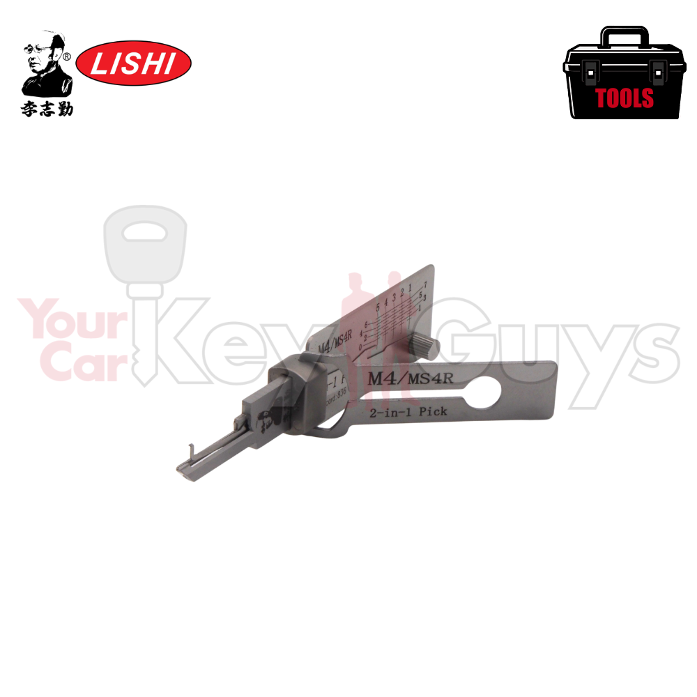 Original Lishi M4/MS4R 2-in-1 Pick & Decoder for Master Lock