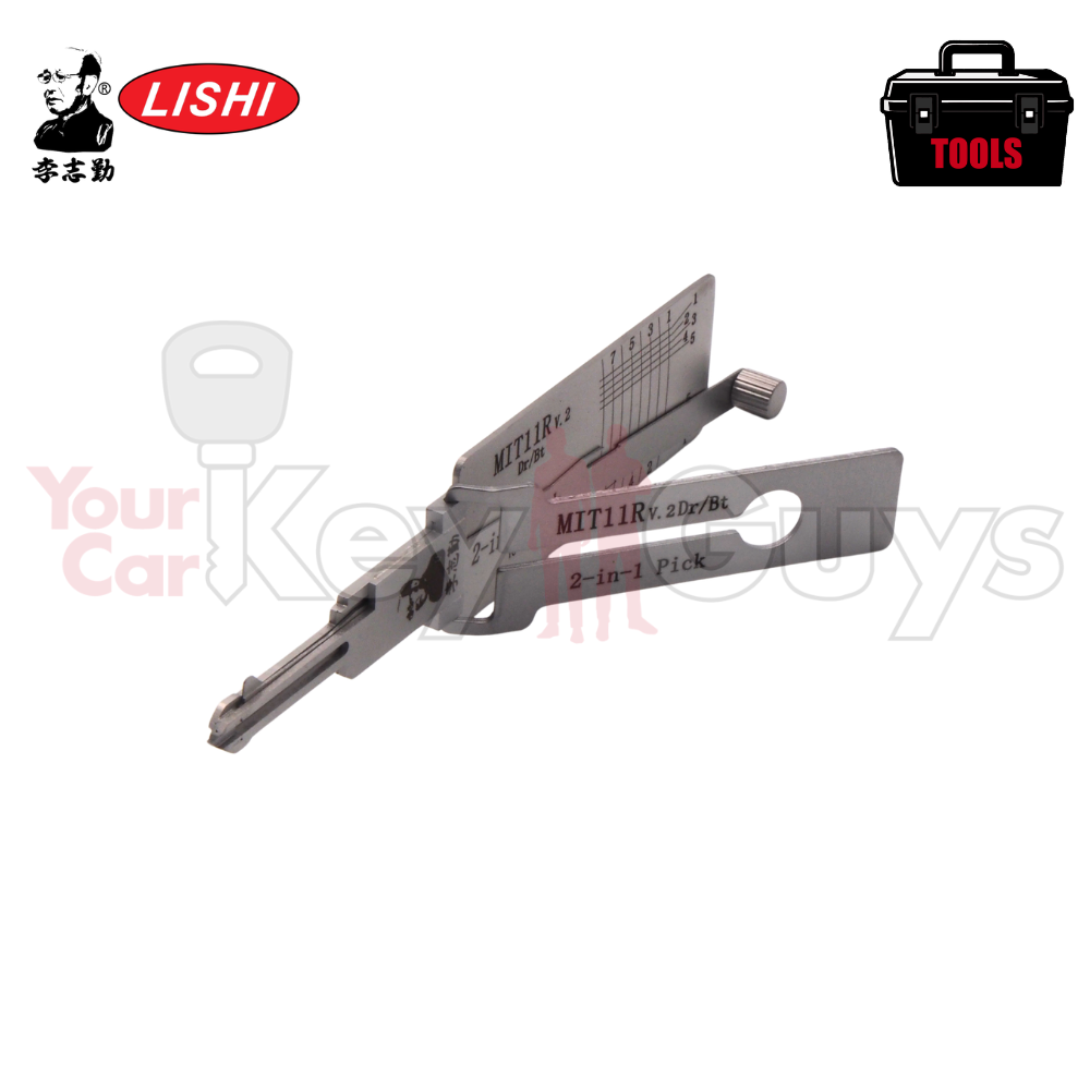 Original LISHI MIT11R V2 Dr/Bt 2-in-1 Pick & Decoder for Mitsubishi