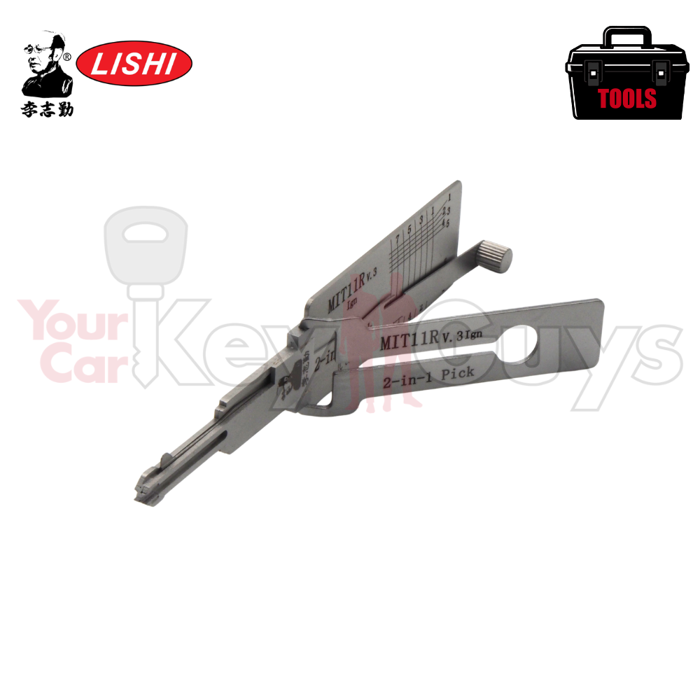 Original LISHI MIT11R V3 Ign Only 2-in-1 Pick & Decoder for Mitsubishi