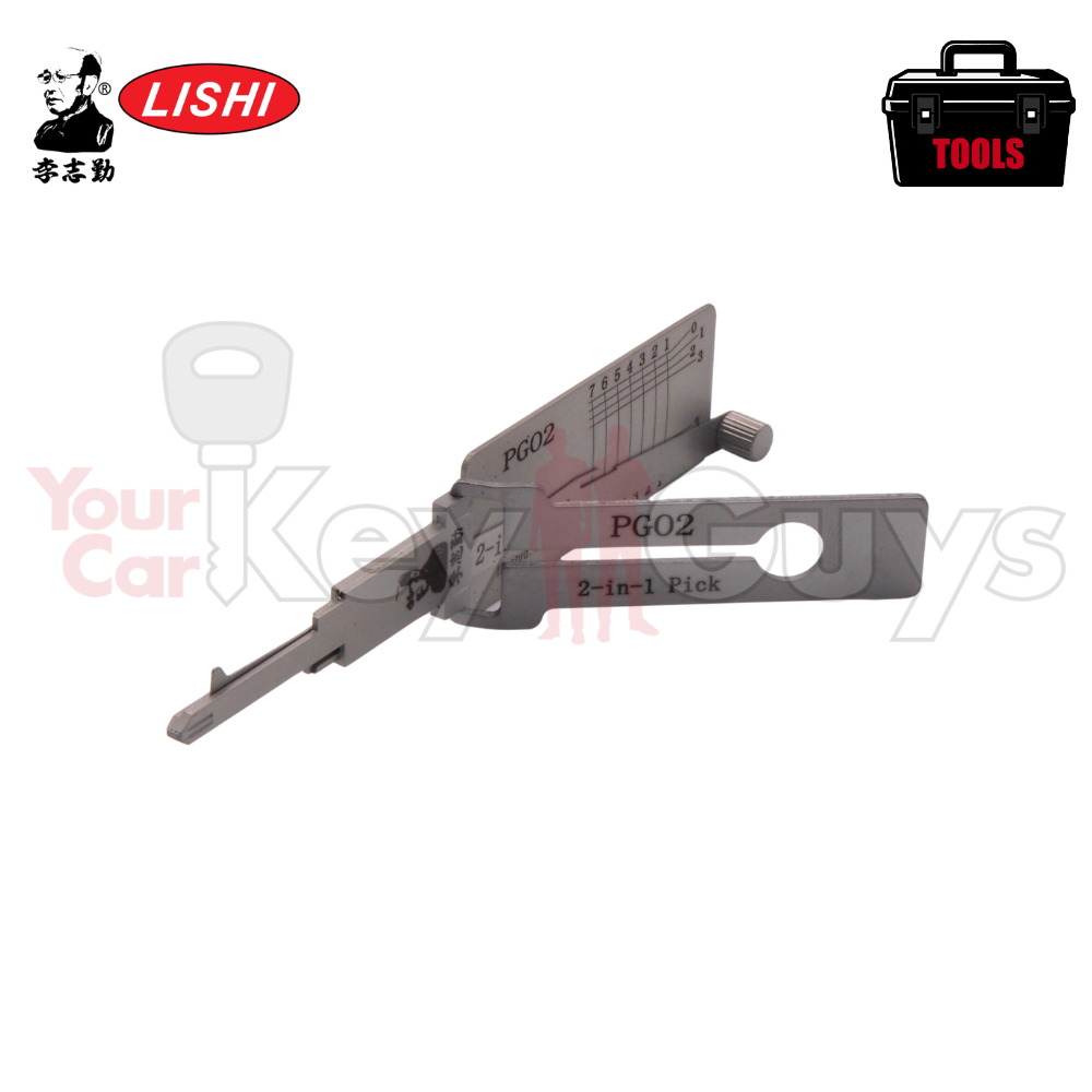 Original LISHI PGO2 2-in-1 Pick & Decoder for Piaggio/Vespa Scooters