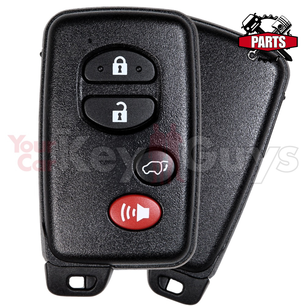 SHELL Replacement for 2007-2016 Toyota Venza Highlander Smart Key 4B Hatch HYQ14ACX HYQ14AAB