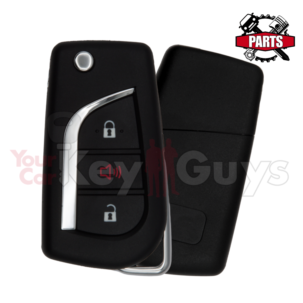 SHELL Replacement for Toyota 3B Flip Key RAV4 C-HR