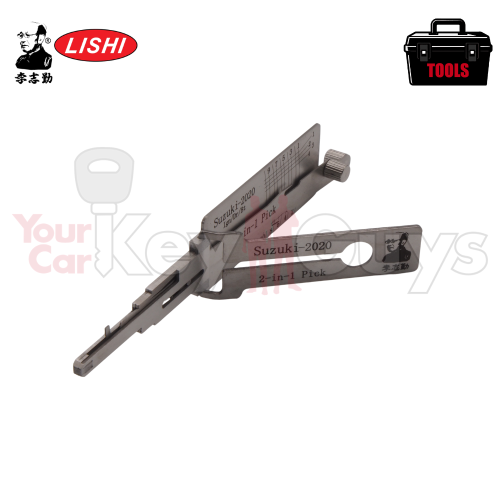 Original LISHI Suzuki-2020 Ign/Dr/Bt 2-In-1 Pick & Decoder for Suzuki