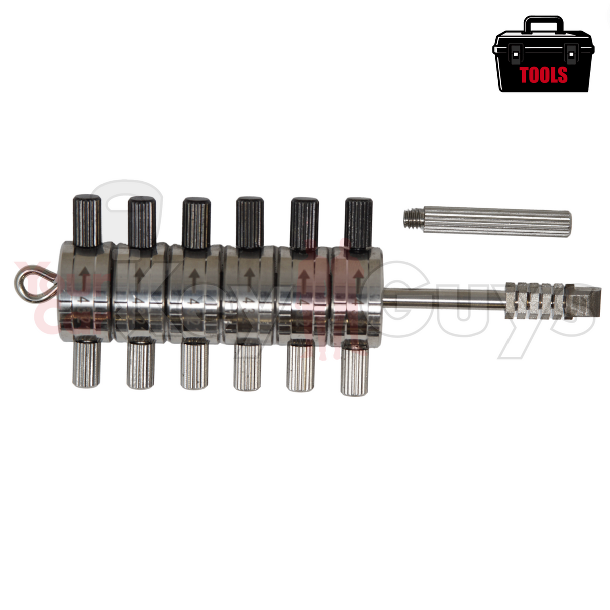 Original Lishi PFTPD (2 in 1) 6 cut Ign/Dr/Tr Tibbe