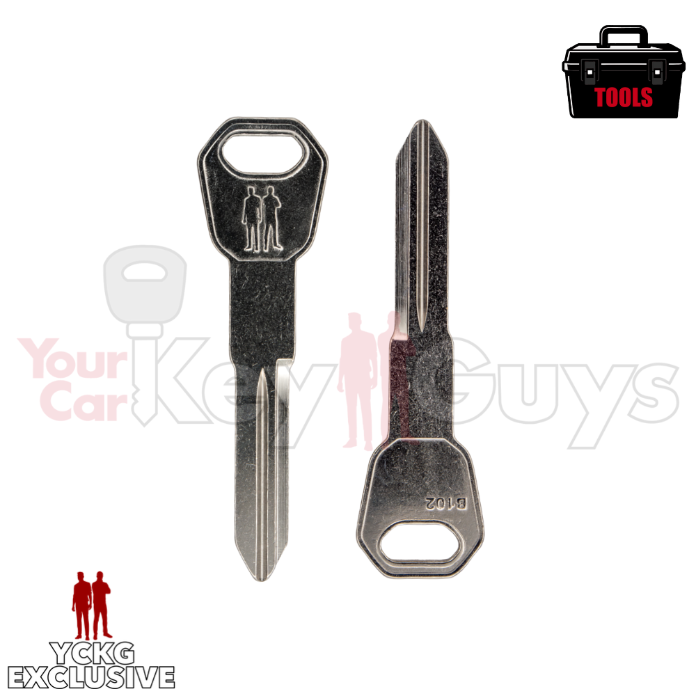 B102 Test Key Blank - 10x Pack