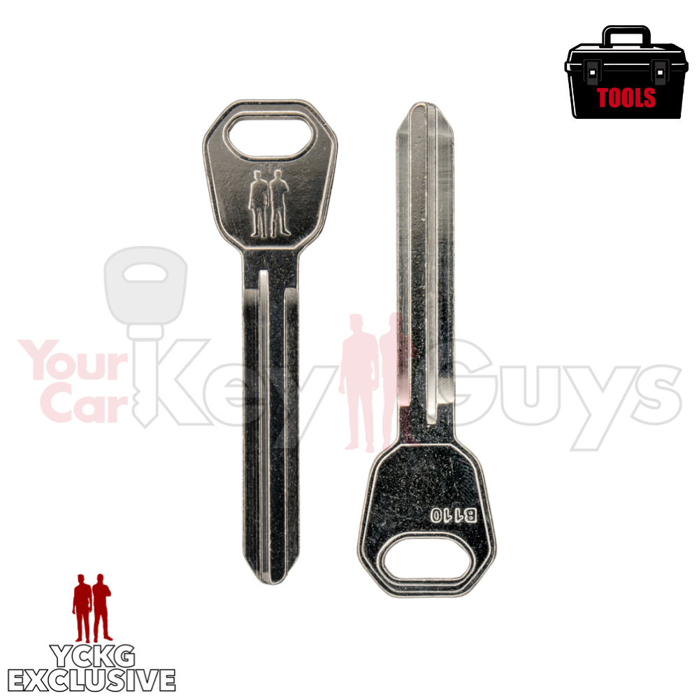 B110 Subaru GM Test Key Blank - 10 Pack