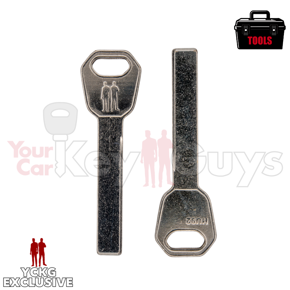 HU92 BMW Mini Land Rover Test Key Blank - 10 Pack