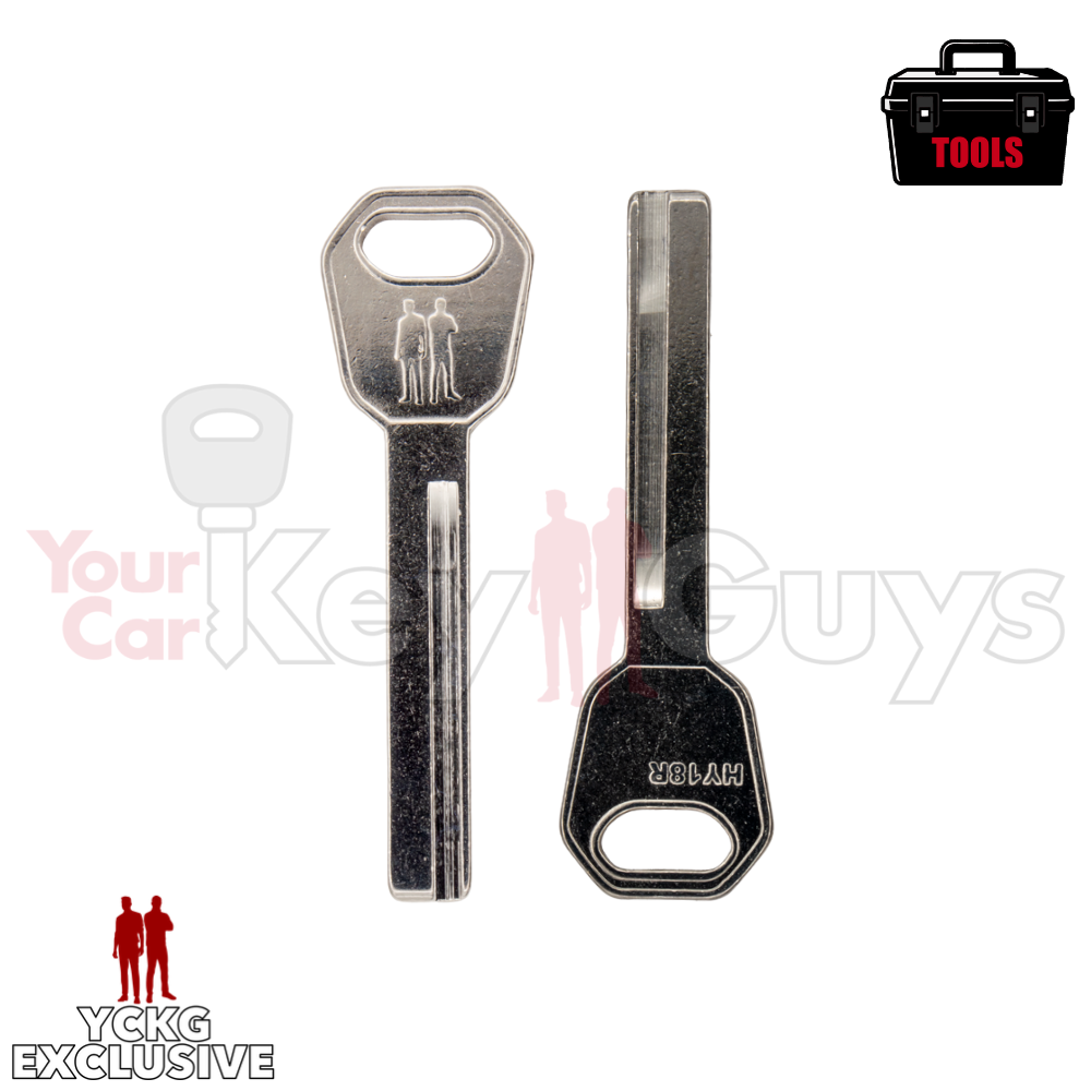 HY18R Hyundai Test Key Blank - 10 Pack
