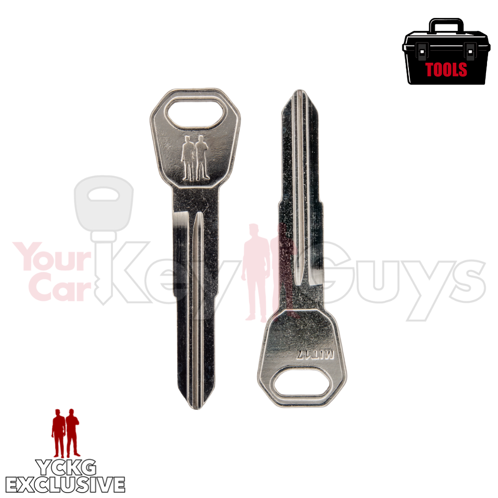 MIT17 Mitsubishi Test Key Blank - 10 Pack