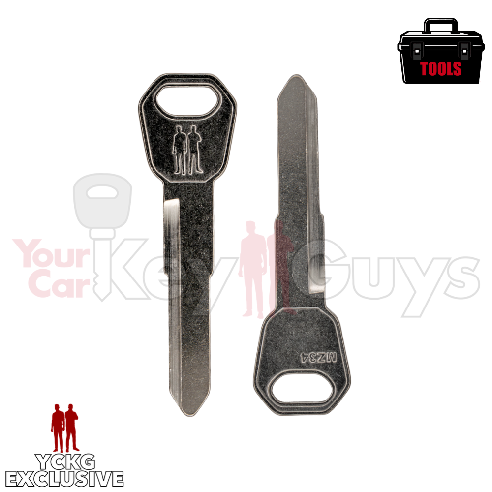 MZ34 Mazda Test Key Blank - 10x Pack