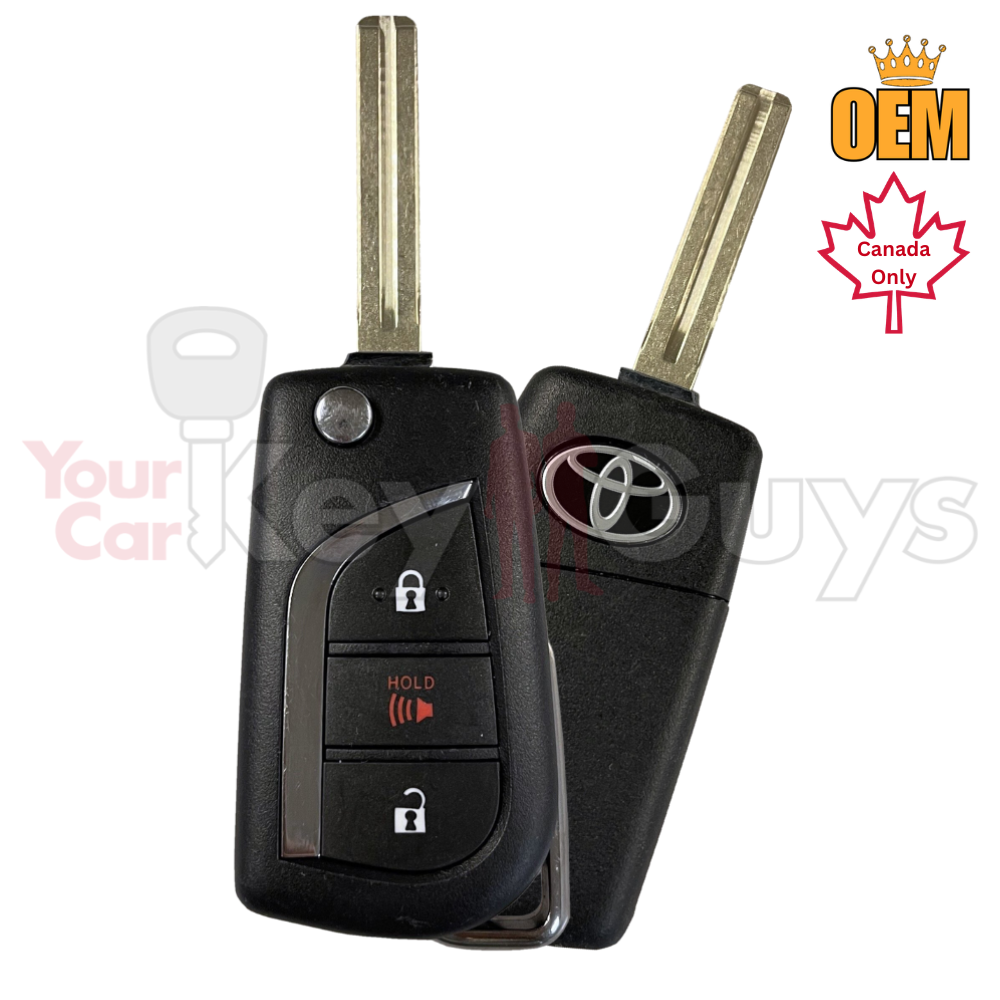 2019-2025 Toyota RAV4 (Canadian) 3B Flip Key Remote HYQ12BFS